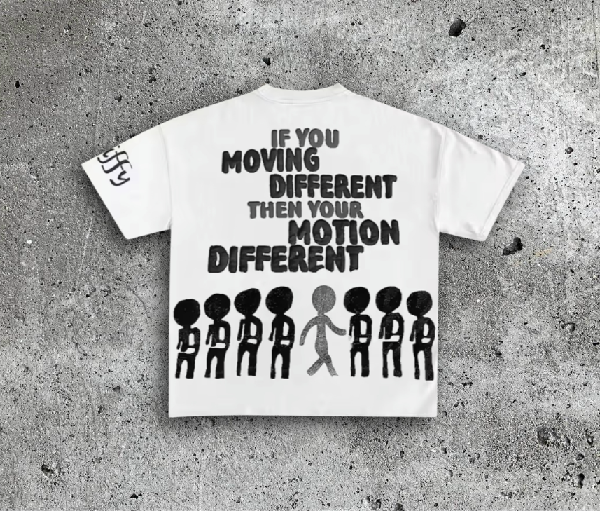 Different motion T-shirt